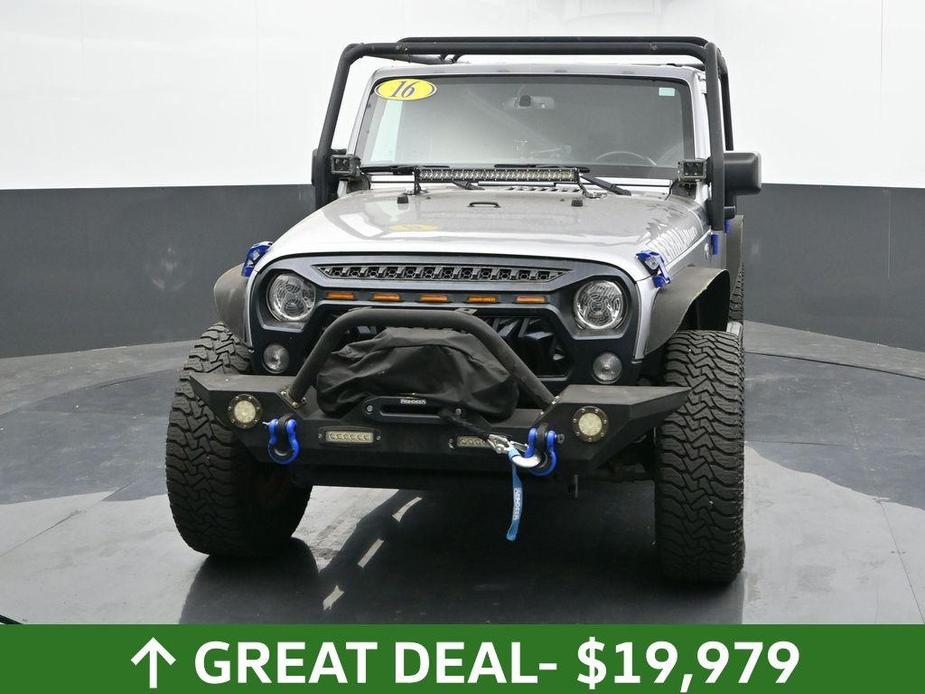 used 2016 Jeep Wrangler Unlimited car, priced at $19,979