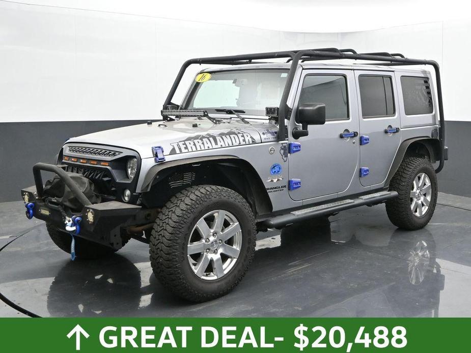 used 2016 Jeep Wrangler Unlimited car, priced at $20,488