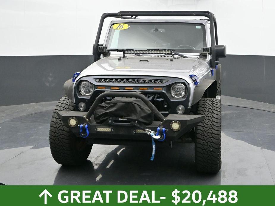 used 2016 Jeep Wrangler Unlimited car, priced at $20,488