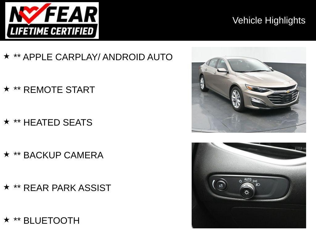 used 2024 Chevrolet Malibu car, priced at $22,000