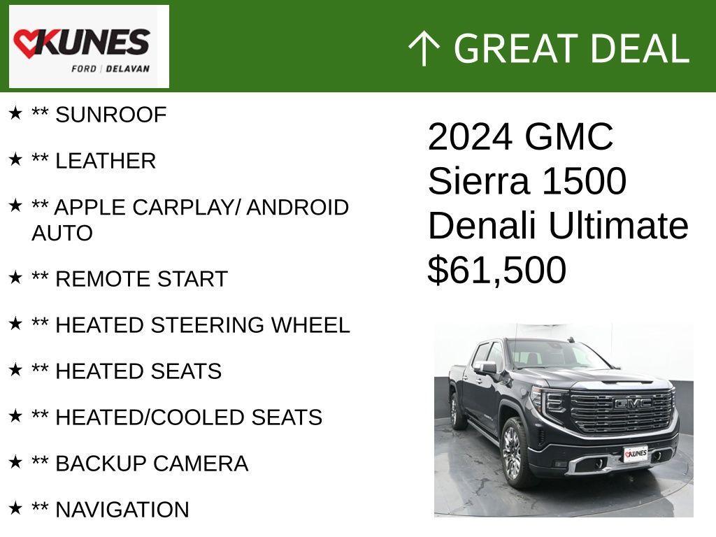 used 2024 GMC Sierra 1500 car, priced at $61,500