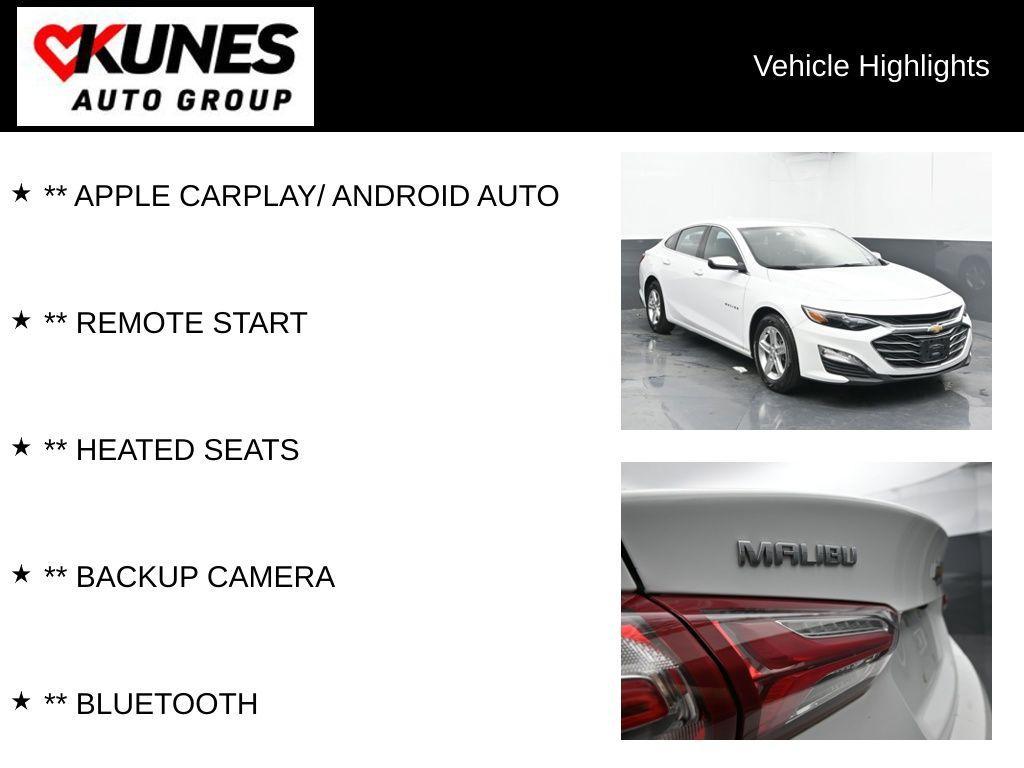 used 2022 Chevrolet Malibu car, priced at $16,265