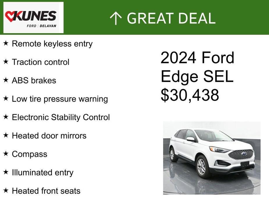 used 2024 Ford Edge car, priced at $30,438