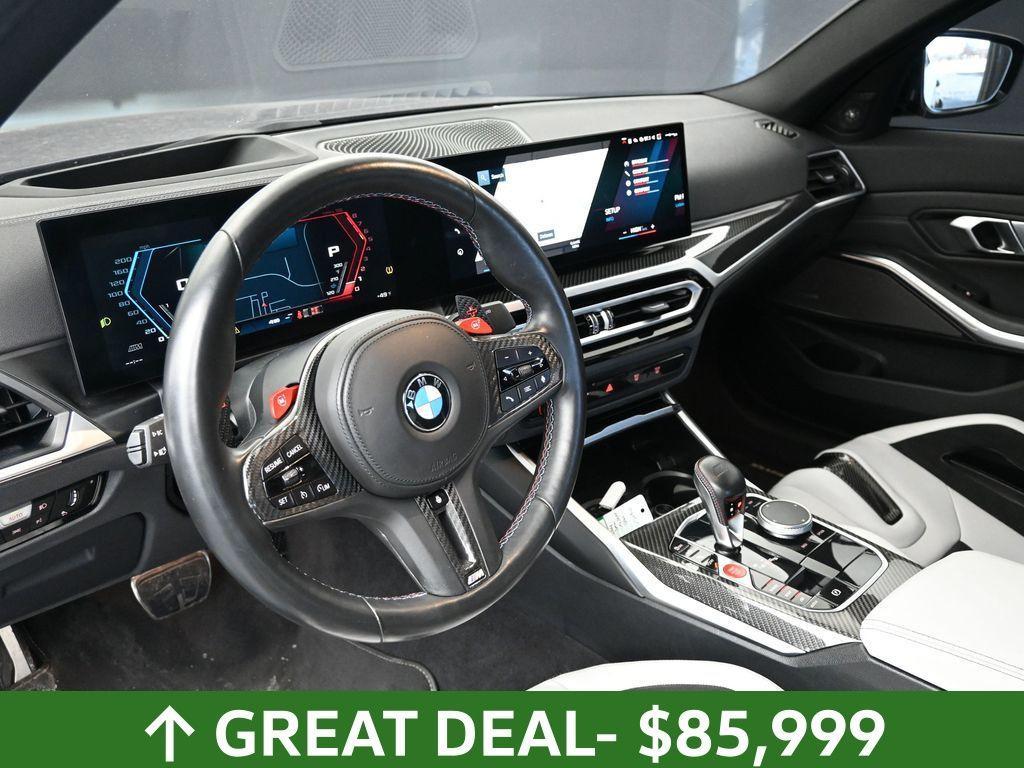 used 2023 BMW M3 car, priced at $85,999