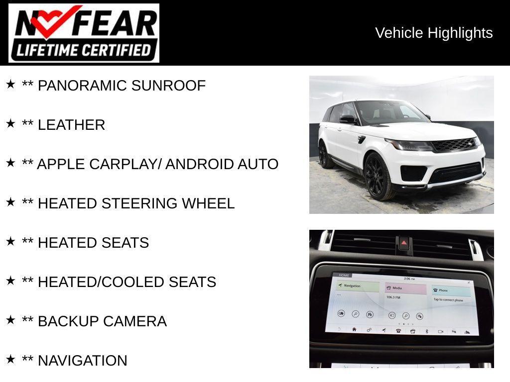 used 2022 Land Rover Range Rover Sport car, priced at $54,288