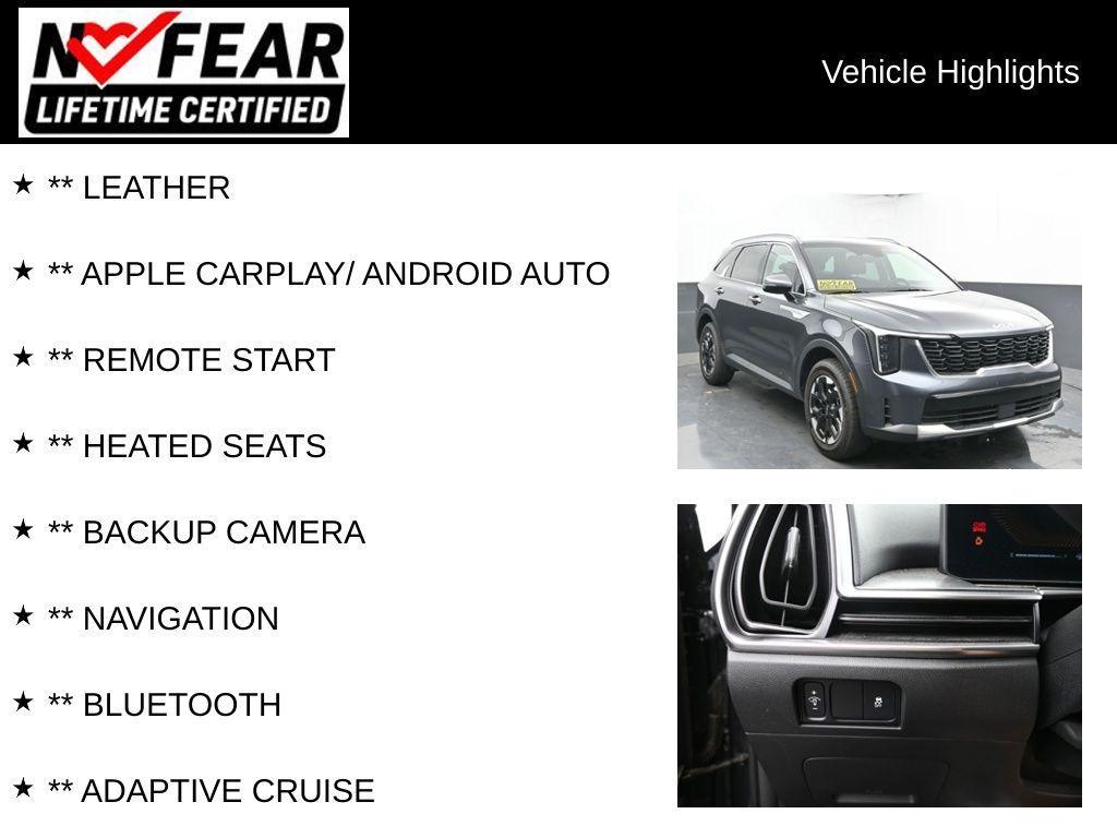 used 2024 Kia Sorento car, priced at $32,866