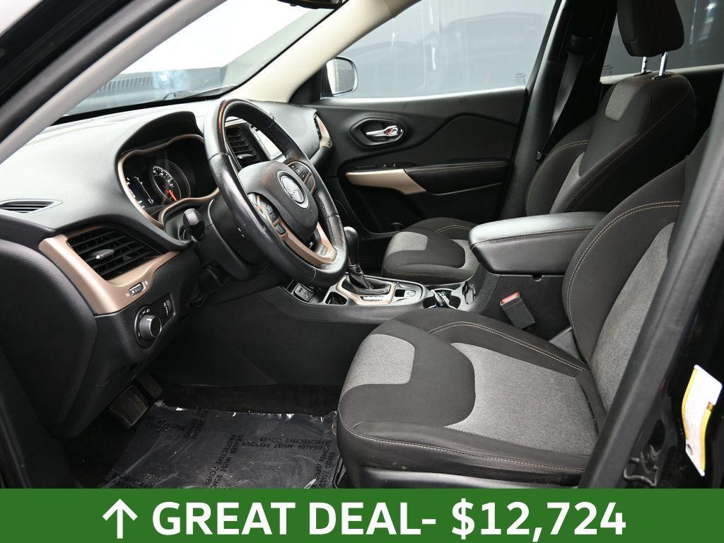 used 2017 Jeep Cherokee car, priced at $12,724