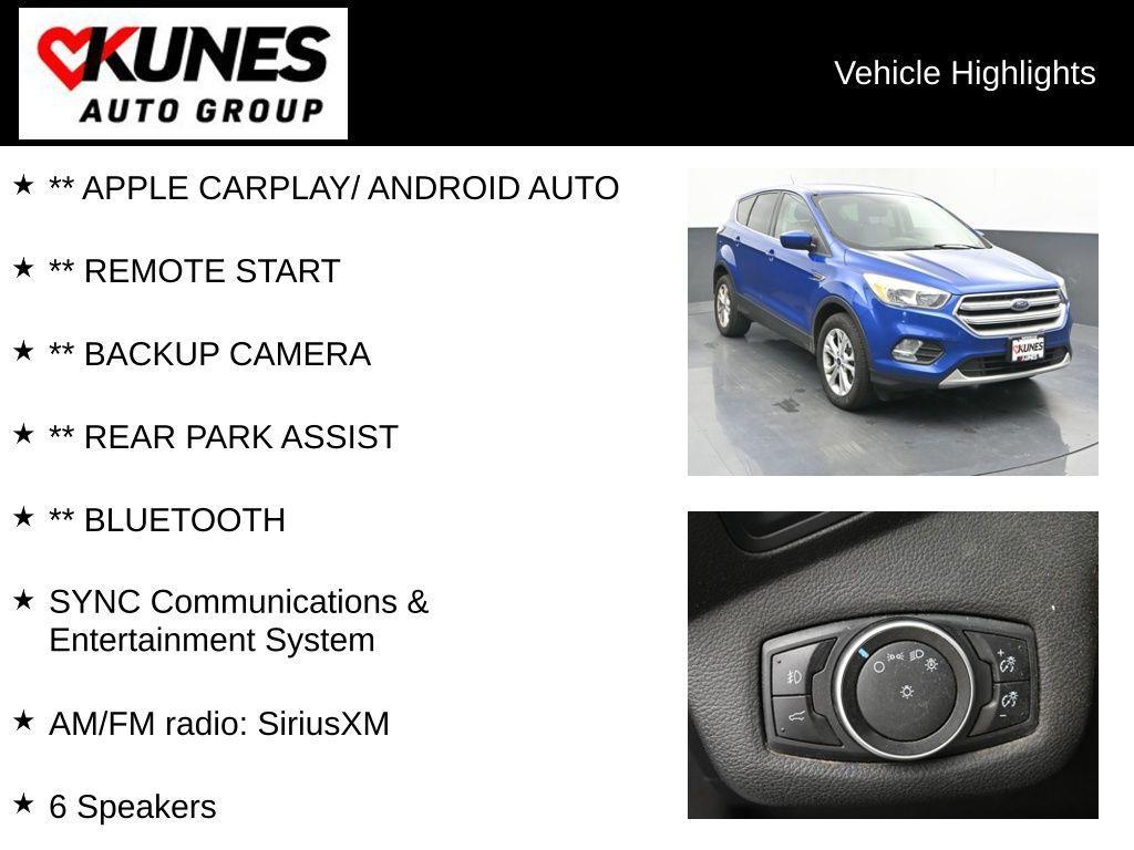 used 2017 Ford Escape car, priced at $4,495