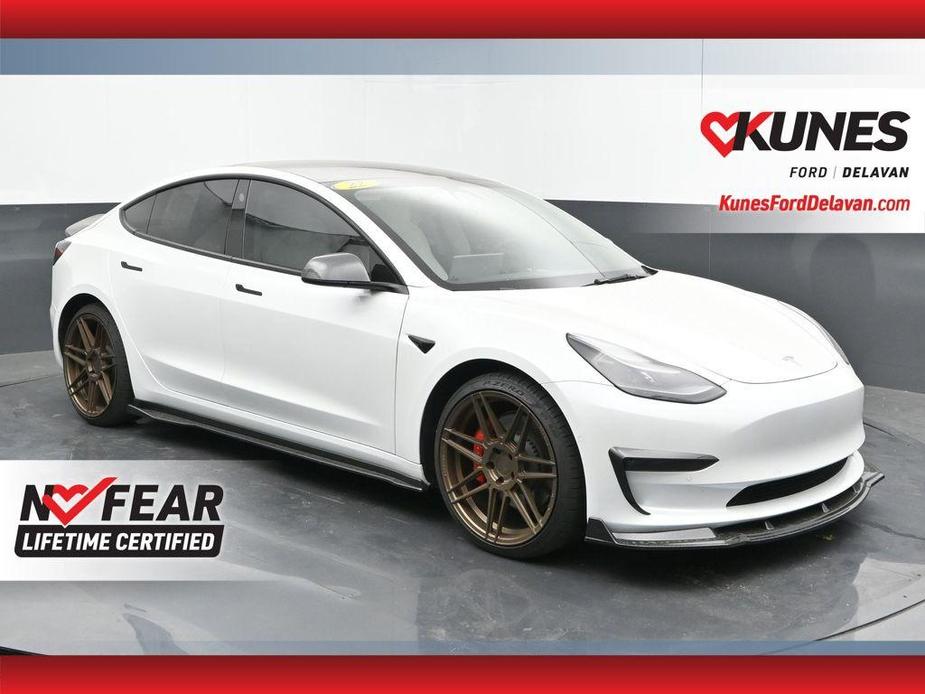 used 2022 Tesla Model 3 car, priced at $33,907