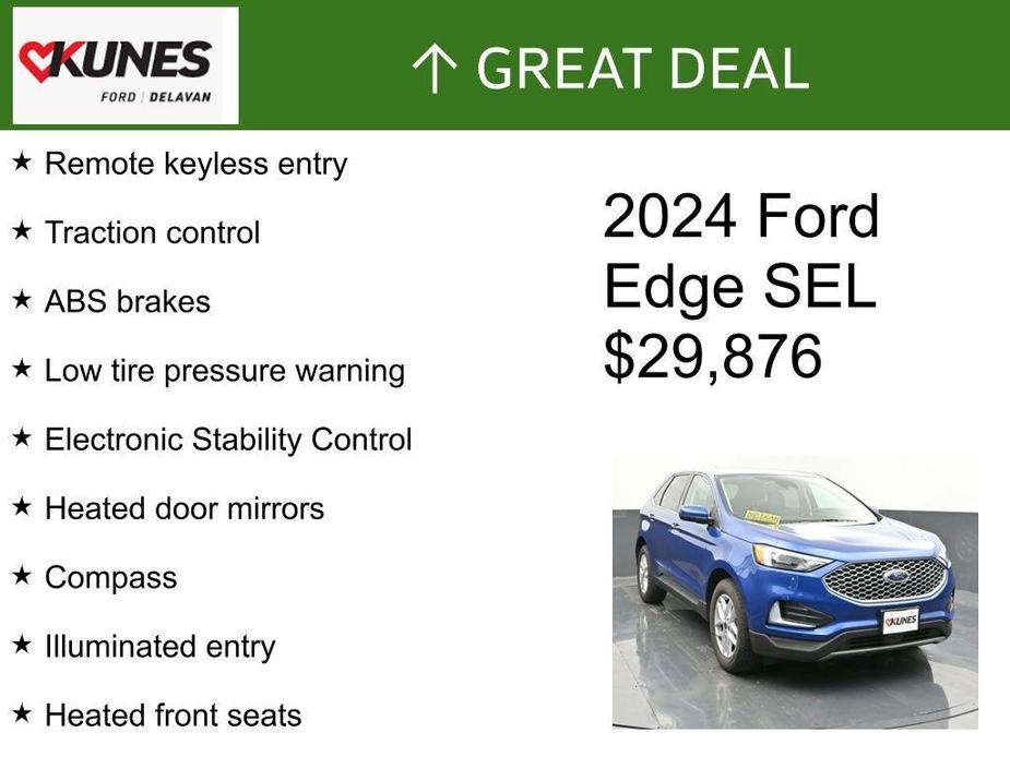 used 2024 Ford Edge car, priced at $29,876