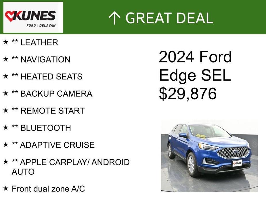 used 2024 Ford Edge car, priced at $29,876