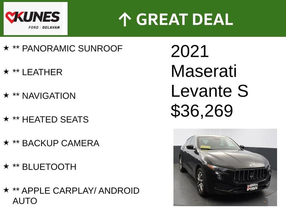 used 2021 Maserati Levante car, priced at $36,269