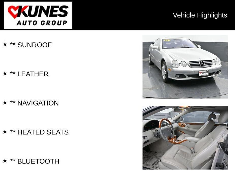 used 2004 Mercedes-Benz CL-Class car, priced at $8,798