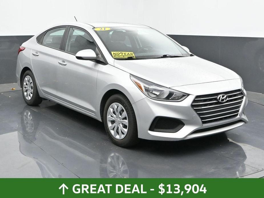 used 2021 Hyundai Accent car, priced at $13,904