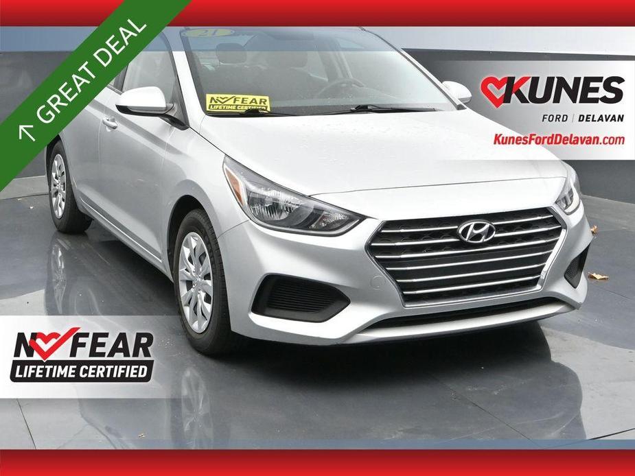 used 2021 Hyundai Accent car, priced at $13,904