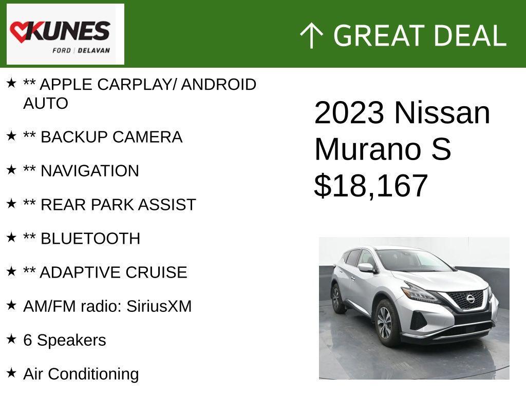 used 2023 Nissan Murano car, priced at $18,167