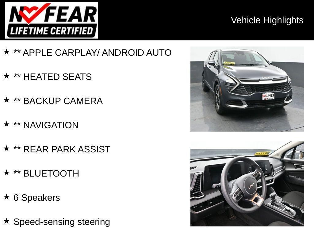 used 2024 Kia Sportage car, priced at $23,999