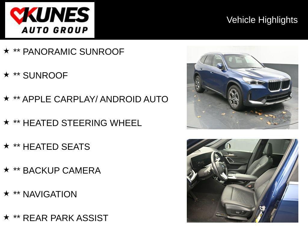 used 2023 BMW X1 car, priced at $27,797