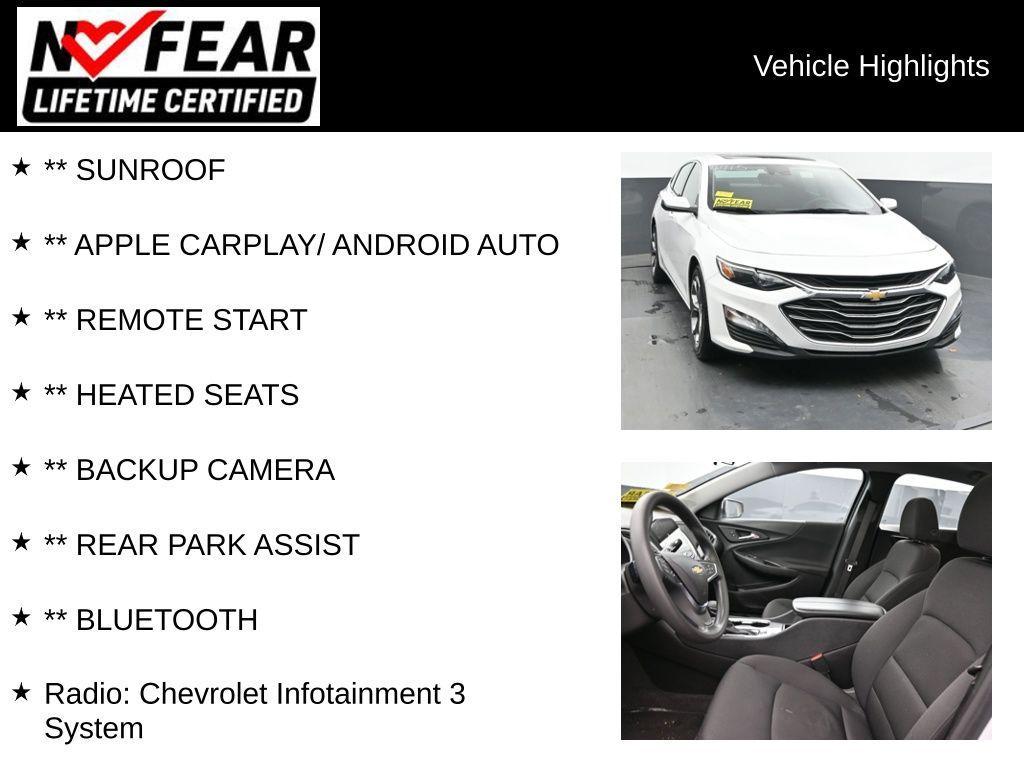 used 2024 Chevrolet Malibu car, priced at $19,970