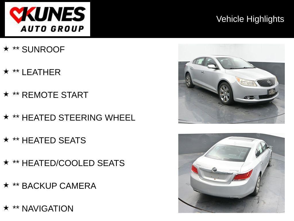 used 2013 Buick LaCrosse car, priced at $9,555