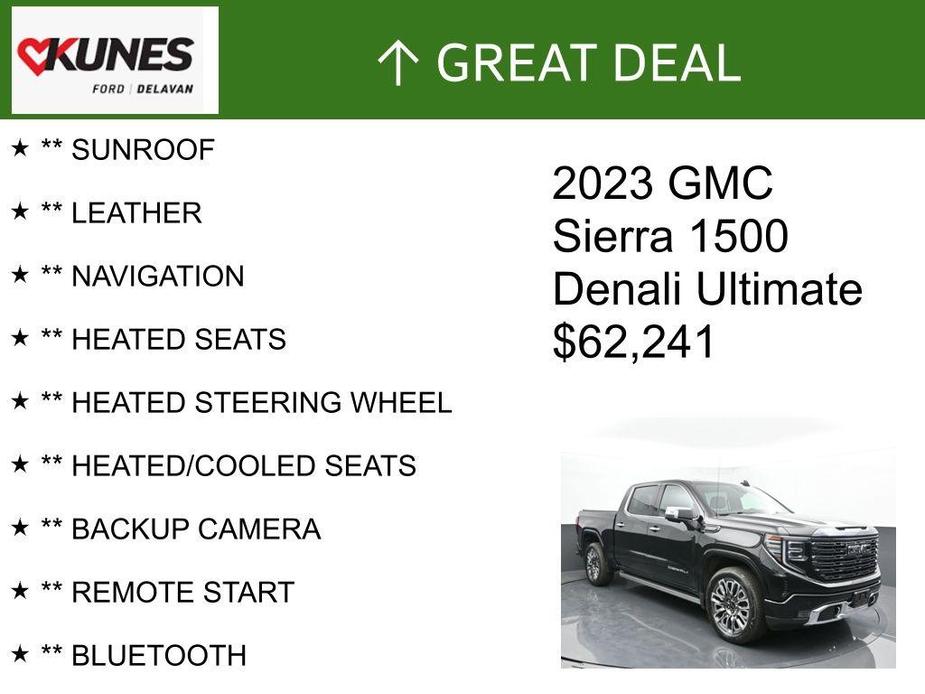 used 2023 GMC Sierra 1500 car, priced at $62,241