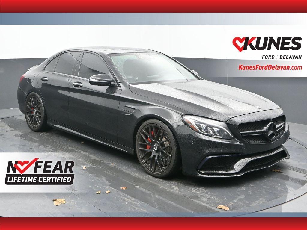 used 2018 Mercedes-Benz AMG C 63 car, priced at $47,495