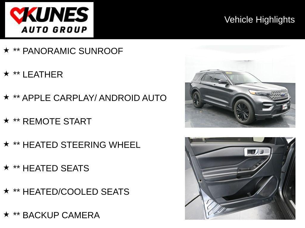 used 2020 Ford Explorer car, priced at $21,020