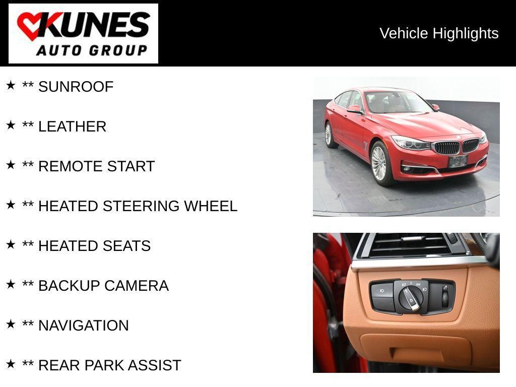used 2015 BMW 335 Gran Turismo car, priced at $9,974