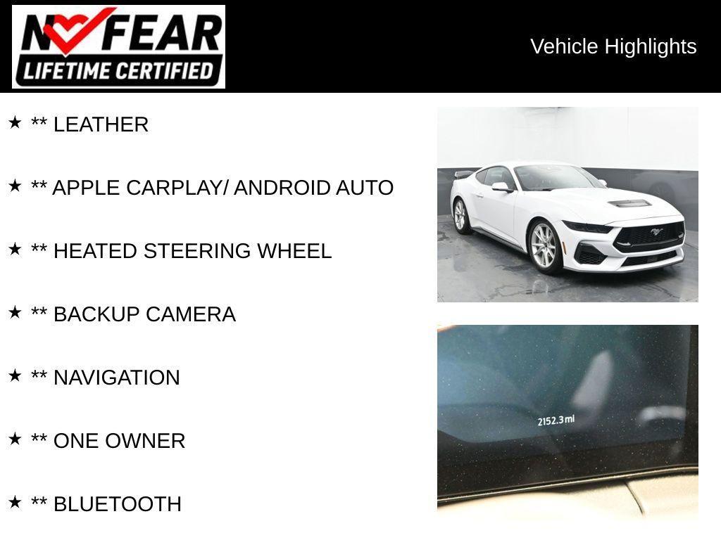 used 2024 Ford Mustang car, priced at $50,613