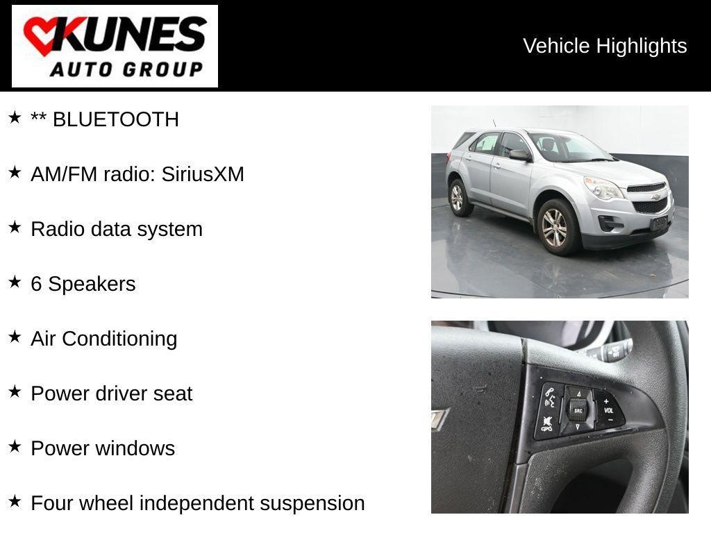 used 2015 Chevrolet Equinox car, priced at $6,795