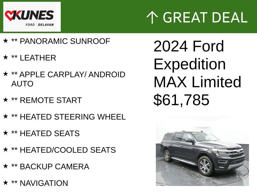 used 2024 Ford Expedition Max car, priced at $61,785