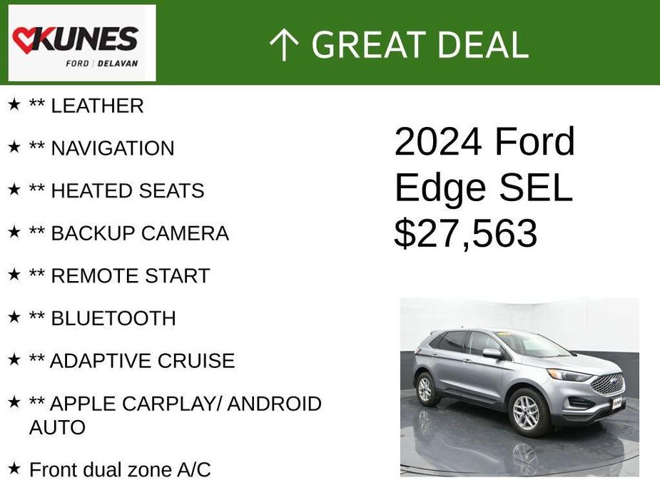 used 2024 Ford Edge car, priced at $27,563