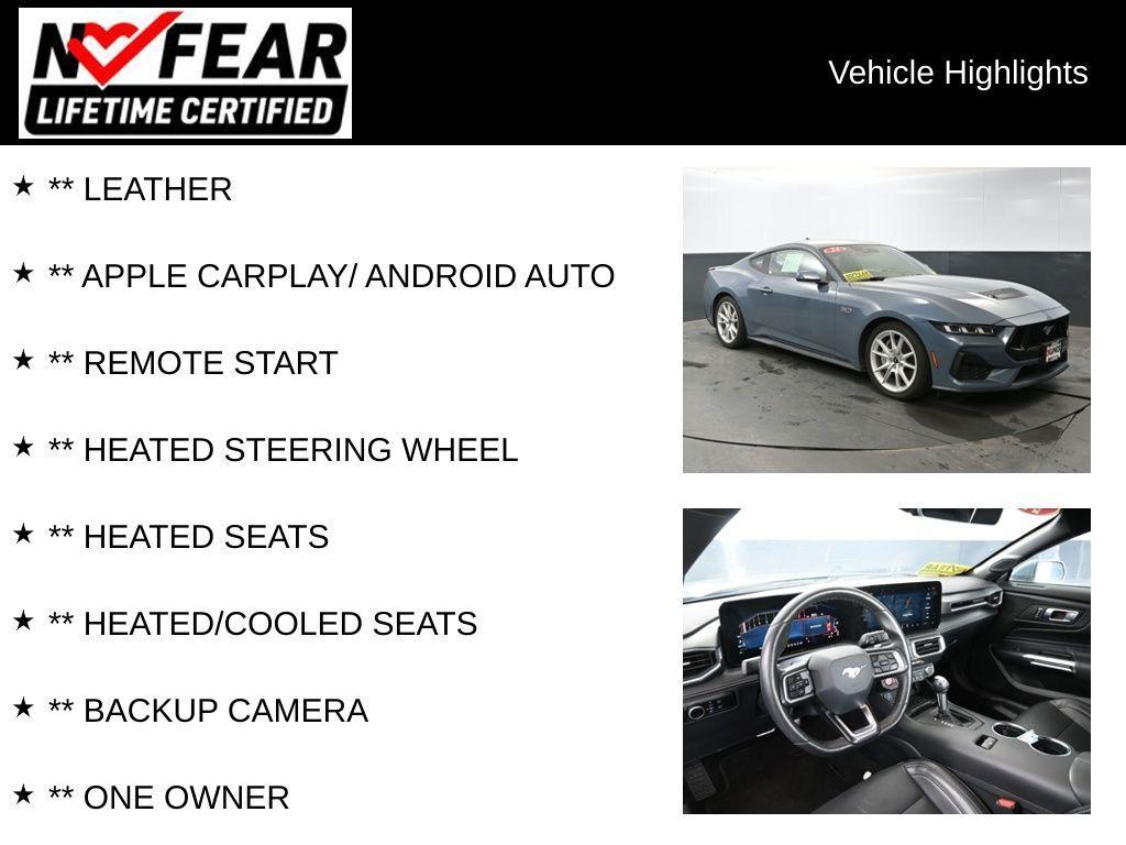 used 2024 Ford Mustang car, priced at $48,425