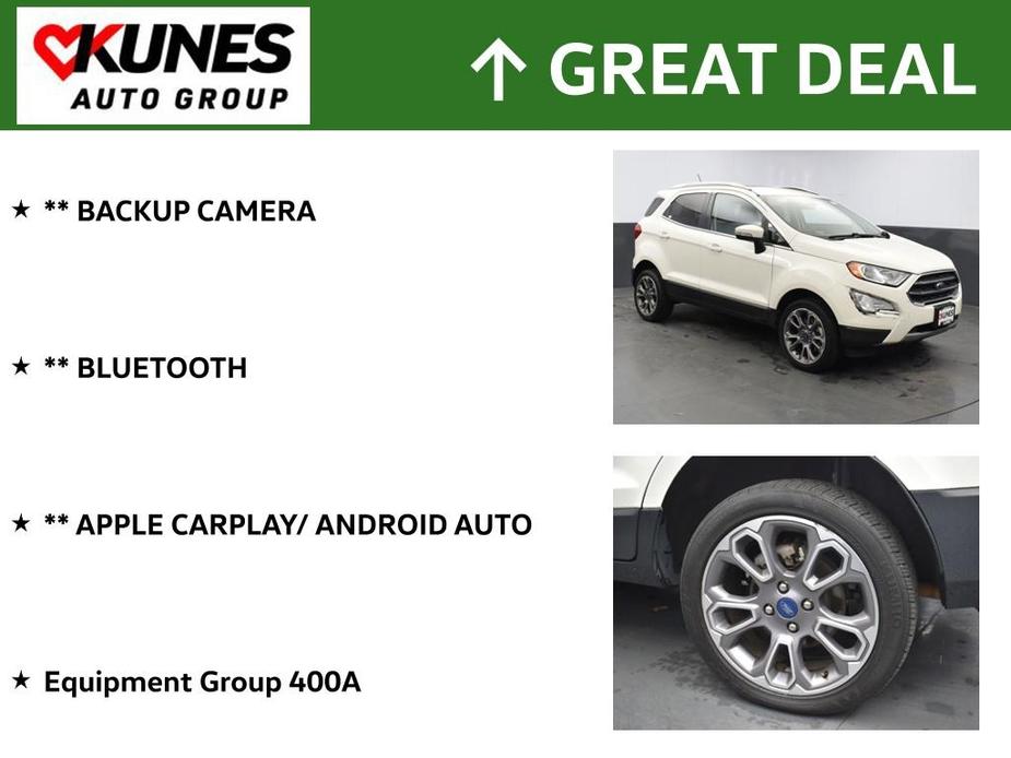 used 2020 Ford EcoSport car, priced at $11,922