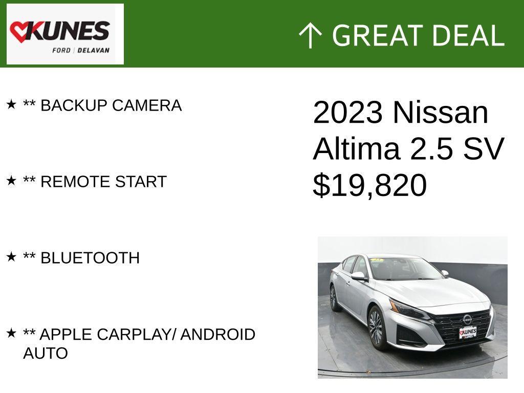 used 2023 Nissan Altima car, priced at $19,820