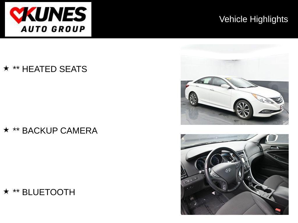 used 2014 Hyundai Sonata car, priced at $9,821