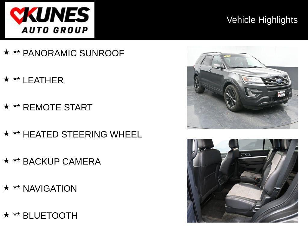 used 2017 Ford Explorer car, priced at $12,740