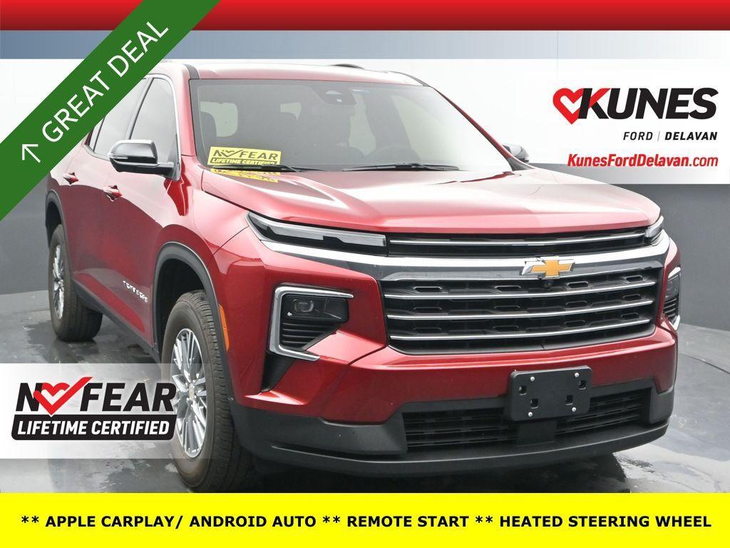 used 2024 Chevrolet Traverse car, priced at $37,970