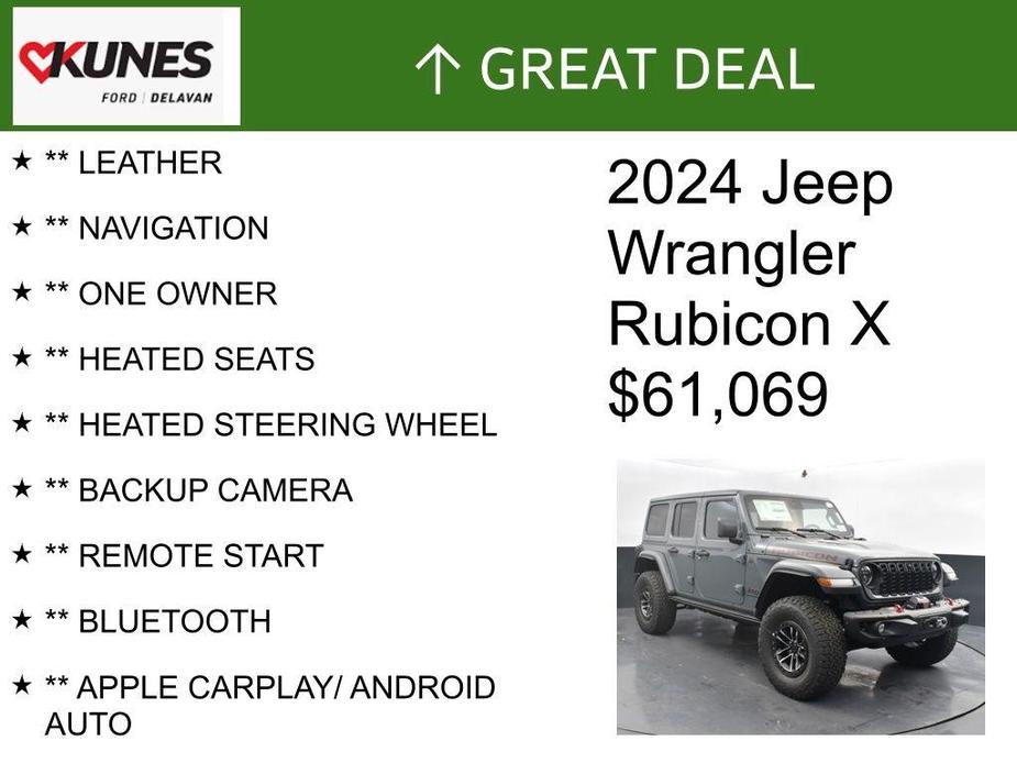 used 2024 Jeep Wrangler car, priced at $61,069