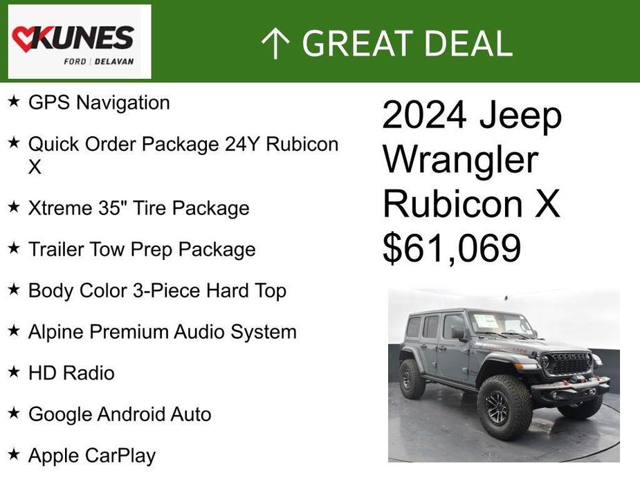 used 2024 Jeep Wrangler car, priced at $61,069