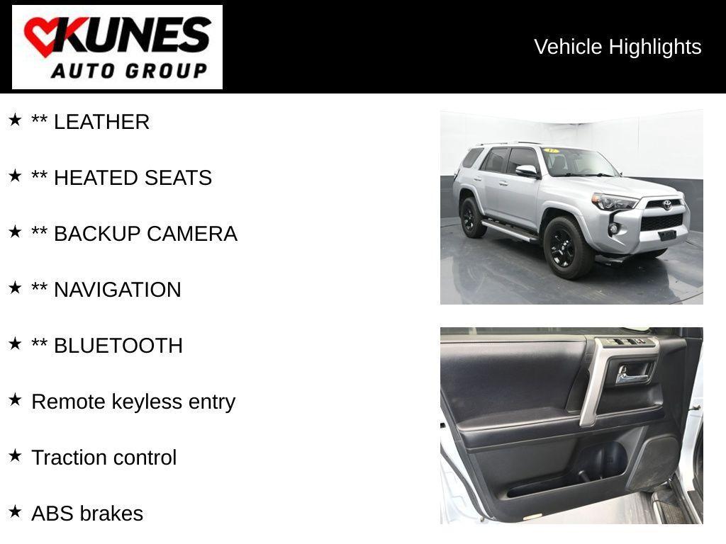 used 2017 Toyota 4Runner car, priced at $25,931