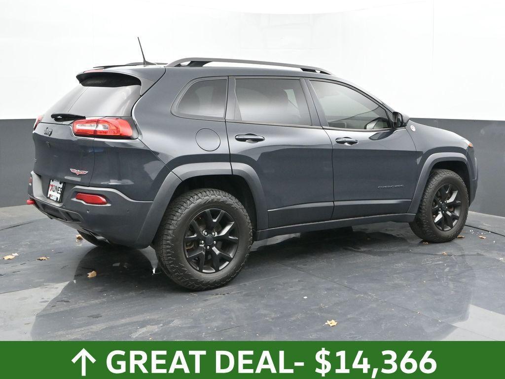 used 2017 Jeep Cherokee car, priced at $14,366