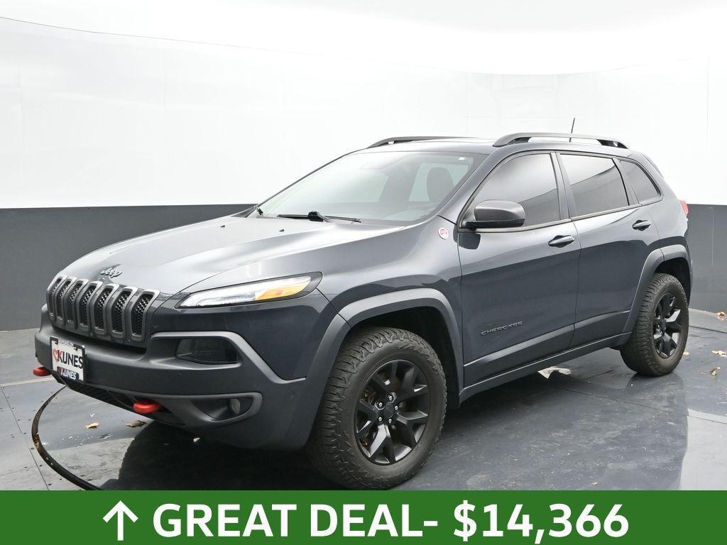 used 2017 Jeep Cherokee car, priced at $14,366