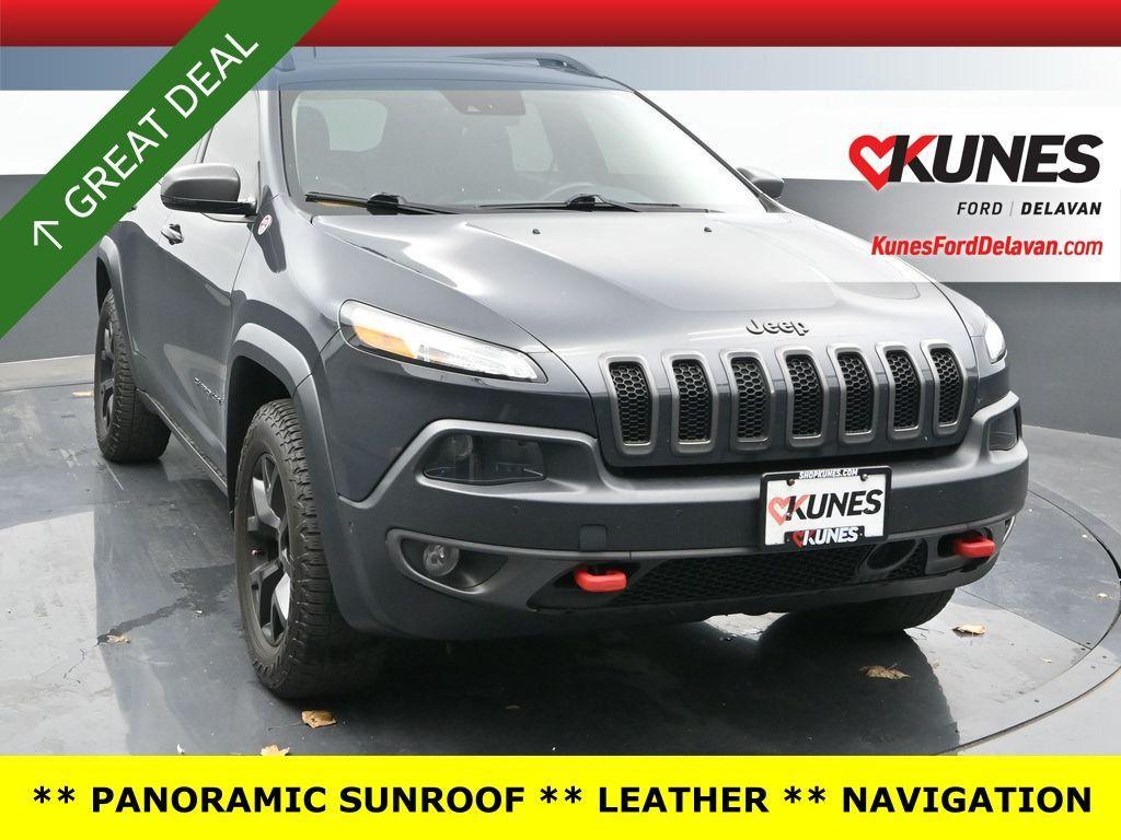 used 2017 Jeep Cherokee car, priced at $14,366