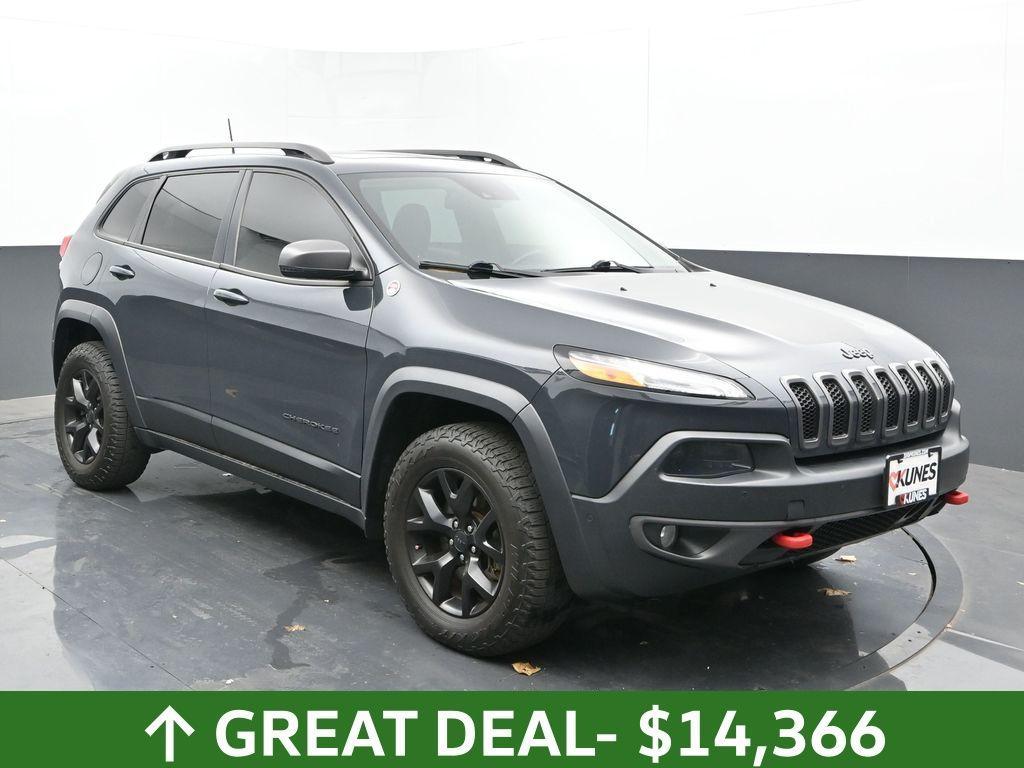 used 2017 Jeep Cherokee car, priced at $14,366