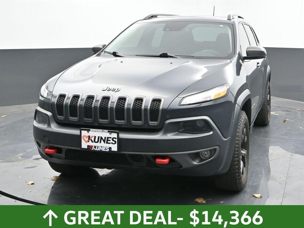 used 2017 Jeep Cherokee car, priced at $14,366