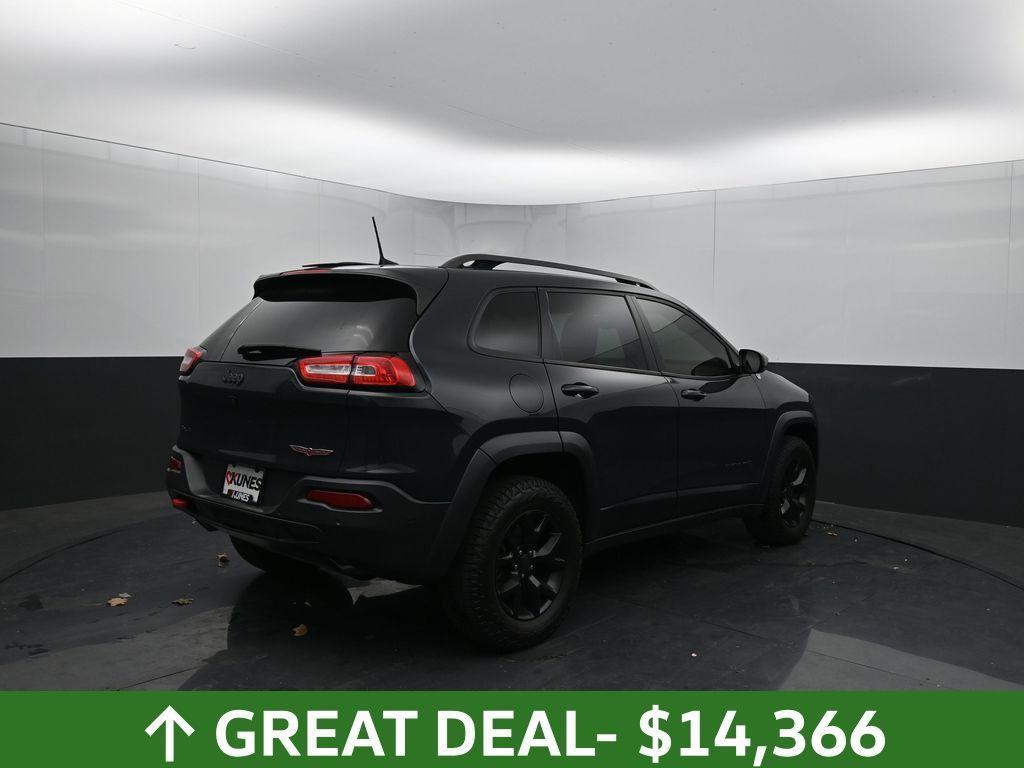 used 2017 Jeep Cherokee car, priced at $14,366