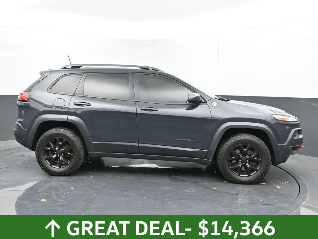 used 2017 Jeep Cherokee car, priced at $14,366