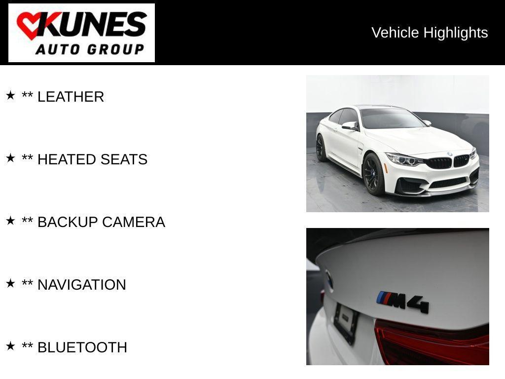 used 2015 BMW M4 car, priced at $39,999