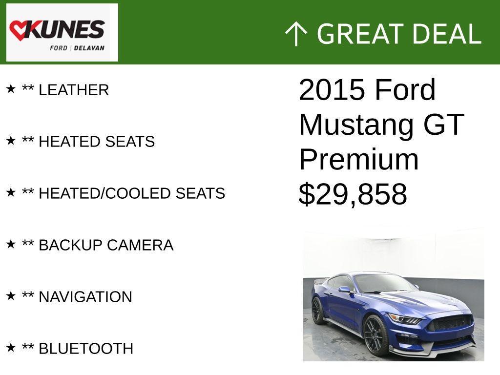 used 2015 Ford Mustang car, priced at $29,858